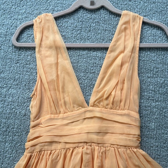 Abercrombie & Fitch XS petite orange dress - Picture 2 of 4